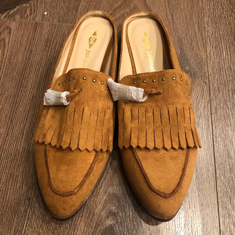 Women Suede Mule Slipper Size 7.5/8
